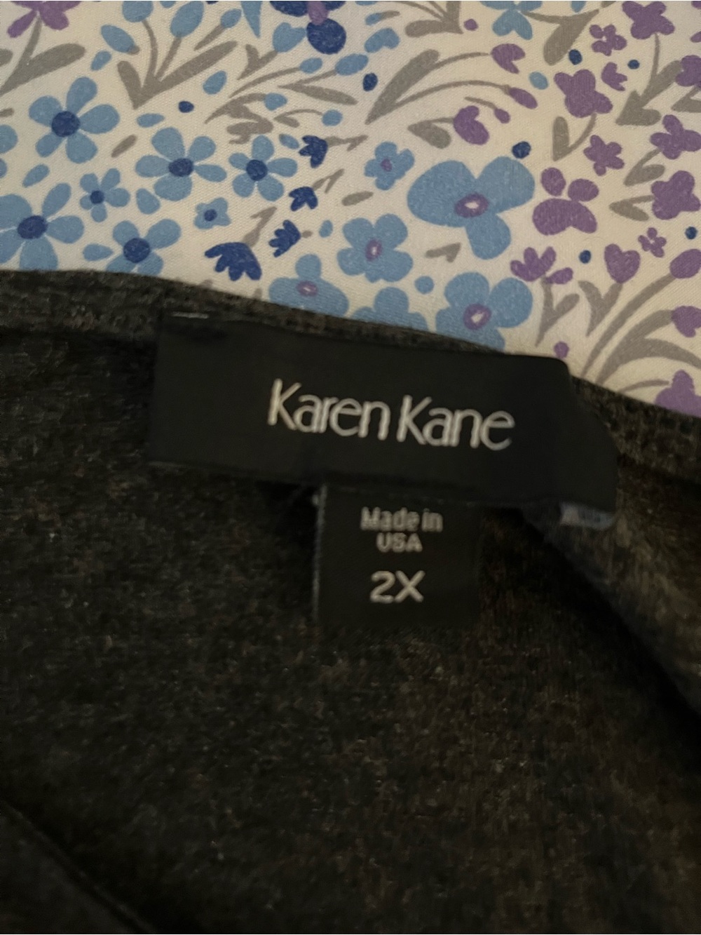 Karen Kane Charcoal Gray Women's Dress